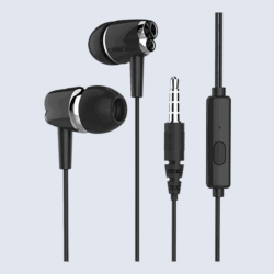 SYROX IN-EAR SLUSALICE S MIKROFONOM ŽIČNE 3.5mm Kontrola glasnoće