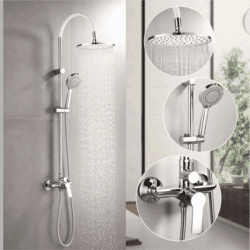 INTER CERAMIC TUŠ SUSTAV ALISADO S TUŠ RUŽOM BIJELA