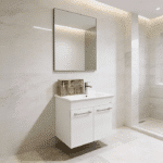 KUP.GARNITURA SAGA 55A BIJELA(ORMAR.+UMIVA)VRATA