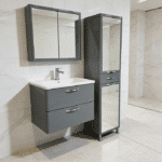 KUPATILSKI DONJI ORMAR 80 DARIA 2/1 ANTRACITE GLOSSY