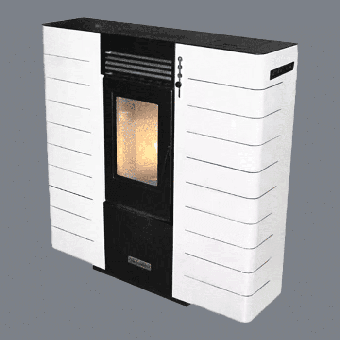 Kamin TOPLOZRAČNI na pelet CentroPelet ZS10-BIJELI (2.92-9.01kW) -CTM