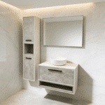 VISEĆI ORMAR 80CM BEŽ BETON DONJI DIO  KN0082