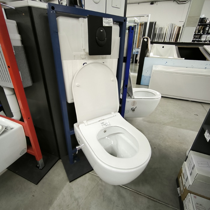 WC ŠKOLJKA KONZOLNA CITY RIMLES SA T+H I DASKOM (019100)