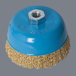 MESINGANA ŽIČANA ČETKA ZA BRUSILICU fi 125mm/M14 -FIXTEC