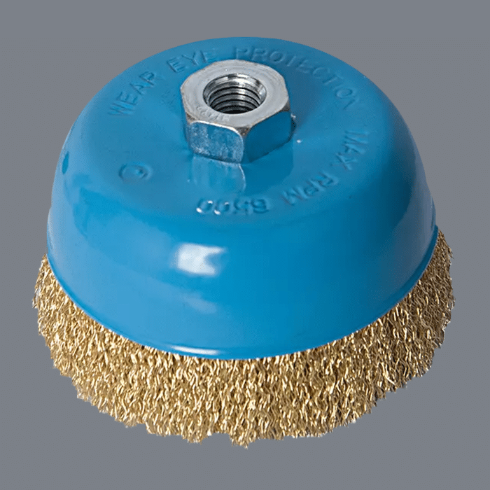 MESINGANA ŽIČANA ČETKA ZA BRUSILICU fi 125mm/M14 -FIXTEC