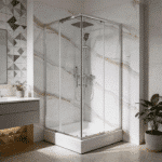 TUŠ KABINA 5mm   90X90 X H190  - providna