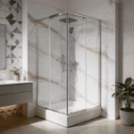 TUŠ KABINA 5mm   90X90 X H190  - providna