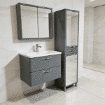 KUPATILSKI VISOKI ORMAR DARIA 45 ANTRACITE GLOSSY